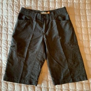 Lee dungarees grey heather shorts